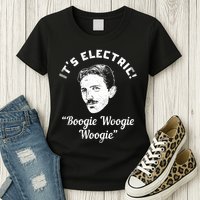 Its Electric Boogie Woogie Woogie Funny Womens T-Shirt