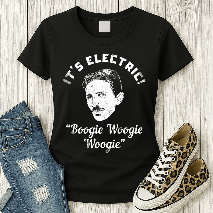 Its Electric Boogie Woogie Woogie Funny Womens T-Shirt
