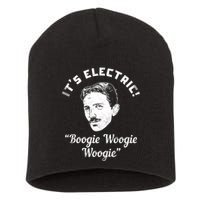 Its Electric Boogie Woogie Woogie Funny Short Acrylic Beanie