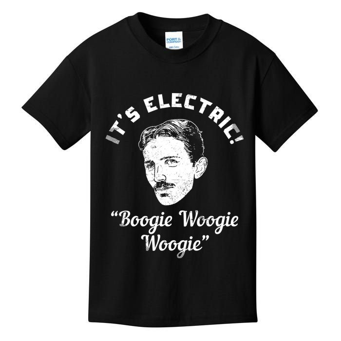 Its Electric Boogie Woogie Woogie Funny Kids T-Shirt