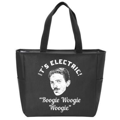 Its Electric Boogie Woogie Woogie Funny Zip Tote Bag