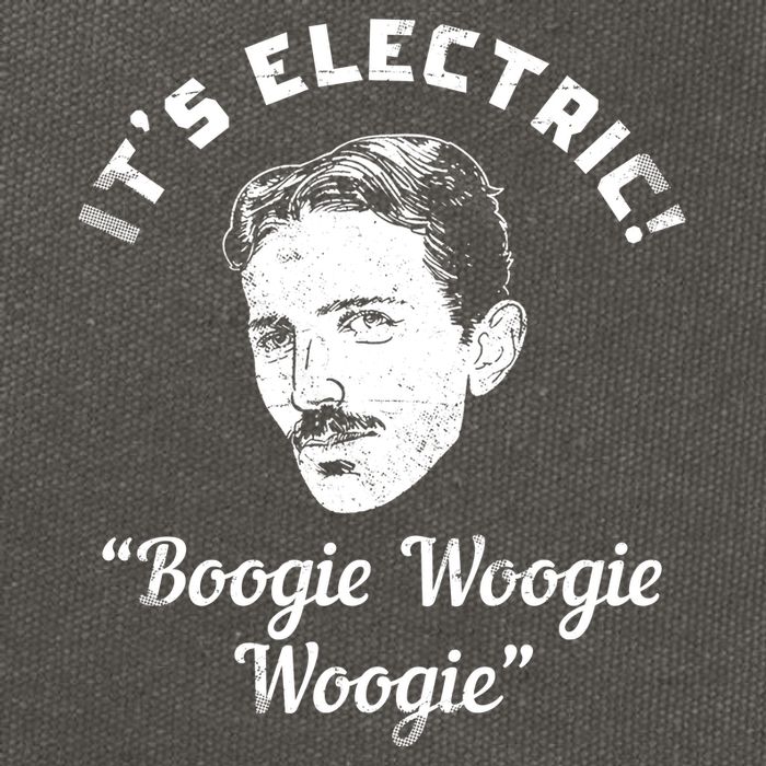 Its Electric Boogie Woogie Woogie Funny Cotton Canvas Backpack