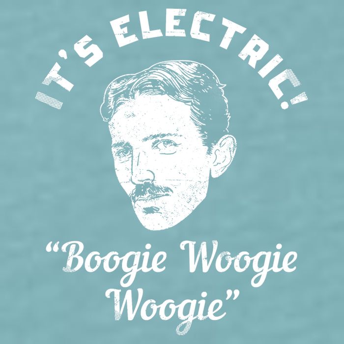 Its Electric Boogie Woogie Woogie Funny Sueded Cloud Jersey T-Shirt
