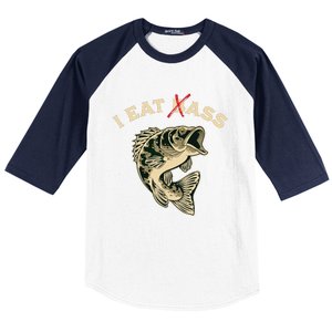 I Eat Bass Baseball Sleeve Shirt