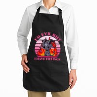 IM Evil But I Have Feelings Full-Length Apron With Pockets