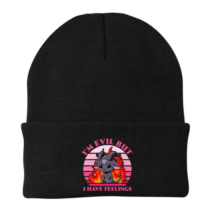 IM Evil But I Have Feelings Knit Cap Winter Beanie