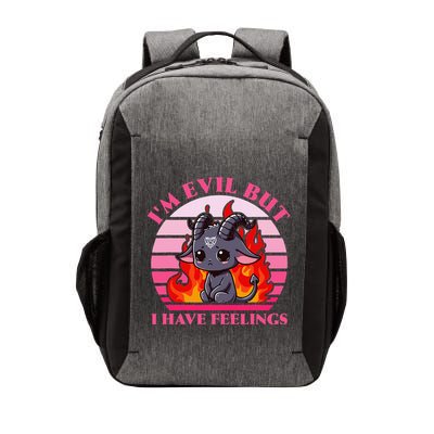 IM Evil But I Have Feelings Vector Backpack