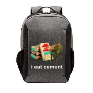 I Eat Cement Cursed Cat Funny Oddly Specific Dank Meme Vector Backpack