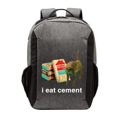 I Eat Cement Cursed Cat Funny Oddly Specific Dank Meme Vector Backpack