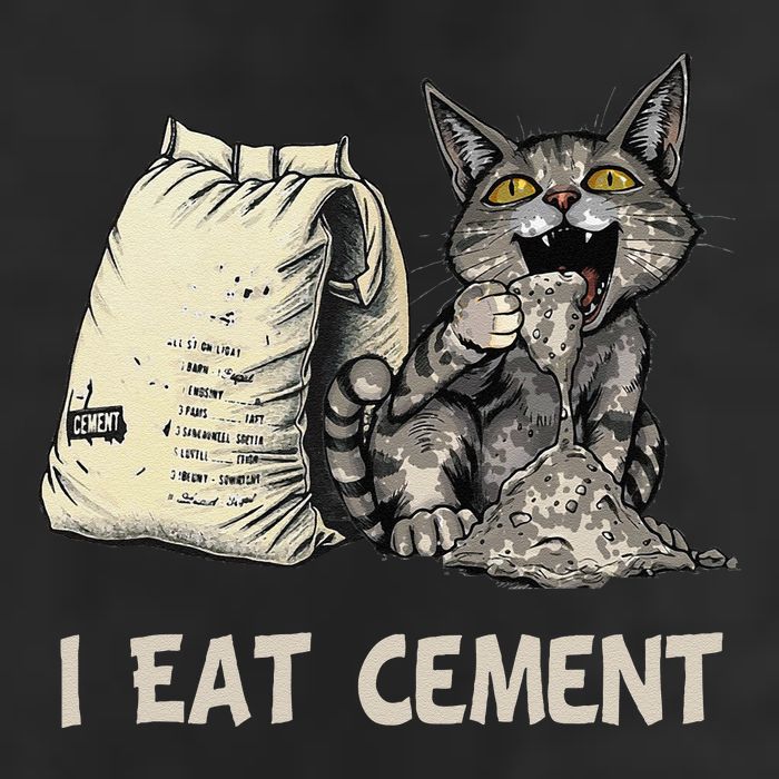 I Eat Cement Funny Cat Meme Adult Drive Performance Visor