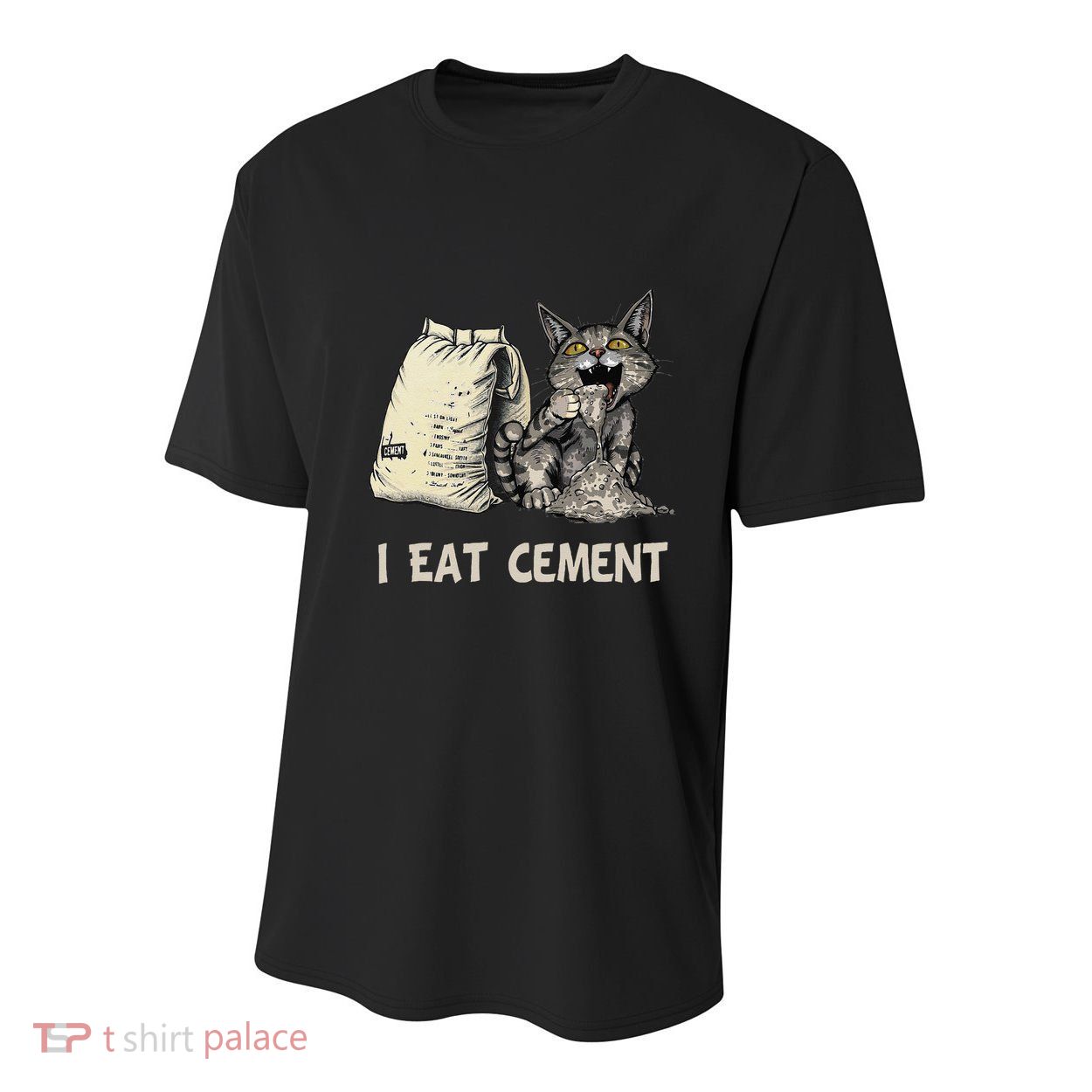 I Eat Cement Funny Cat Meme Youth Performance Sprint T-Shirt