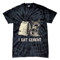 I Eat Cement Funny Cat Meme Tie-Dye T-Shirt