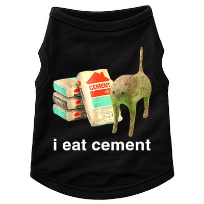 I Eat Cement Cursed Cat Funny Oddly Specific Dank Meme Doggie Tank