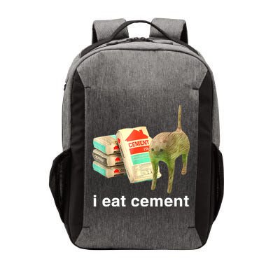 I Eat Cement Cursed Cat Funny Oddly Specific Dank Meme Vector Backpack