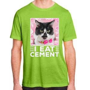 I Eat Cement Cat Adult ChromaSoft Performance T-Shirt