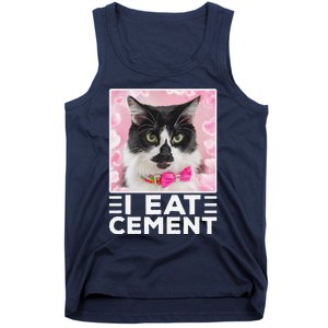 I Eat Cement Cat Tank Top