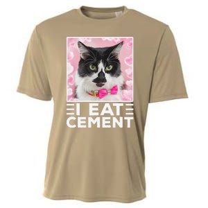 I Eat Cement Cat Cooling Performance Crew T-Shirt