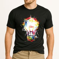 Idea Explosion Creative Genius Light Bulb Women Cooling Performance Crew T-Shirt