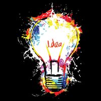 Idea Explosion Creative Genius Light Bulb Women Cooling Performance Crew T-Shirt