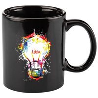 Idea Explosion Creative Genius Light Bulb Women 11oz C Handle Ceramic Mug