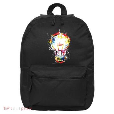 Idea Explosion Creative Genius Light Bulb Women 16 in Basic Backpack