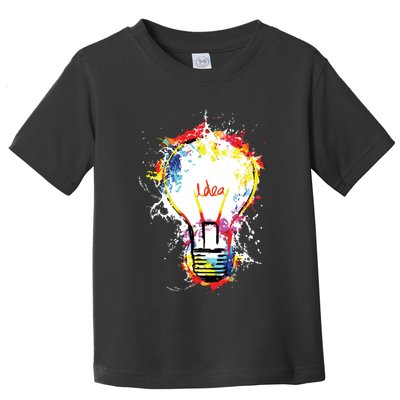 Idea Explosion Creative Genius Light Bulb Women Toddler T-Shirt