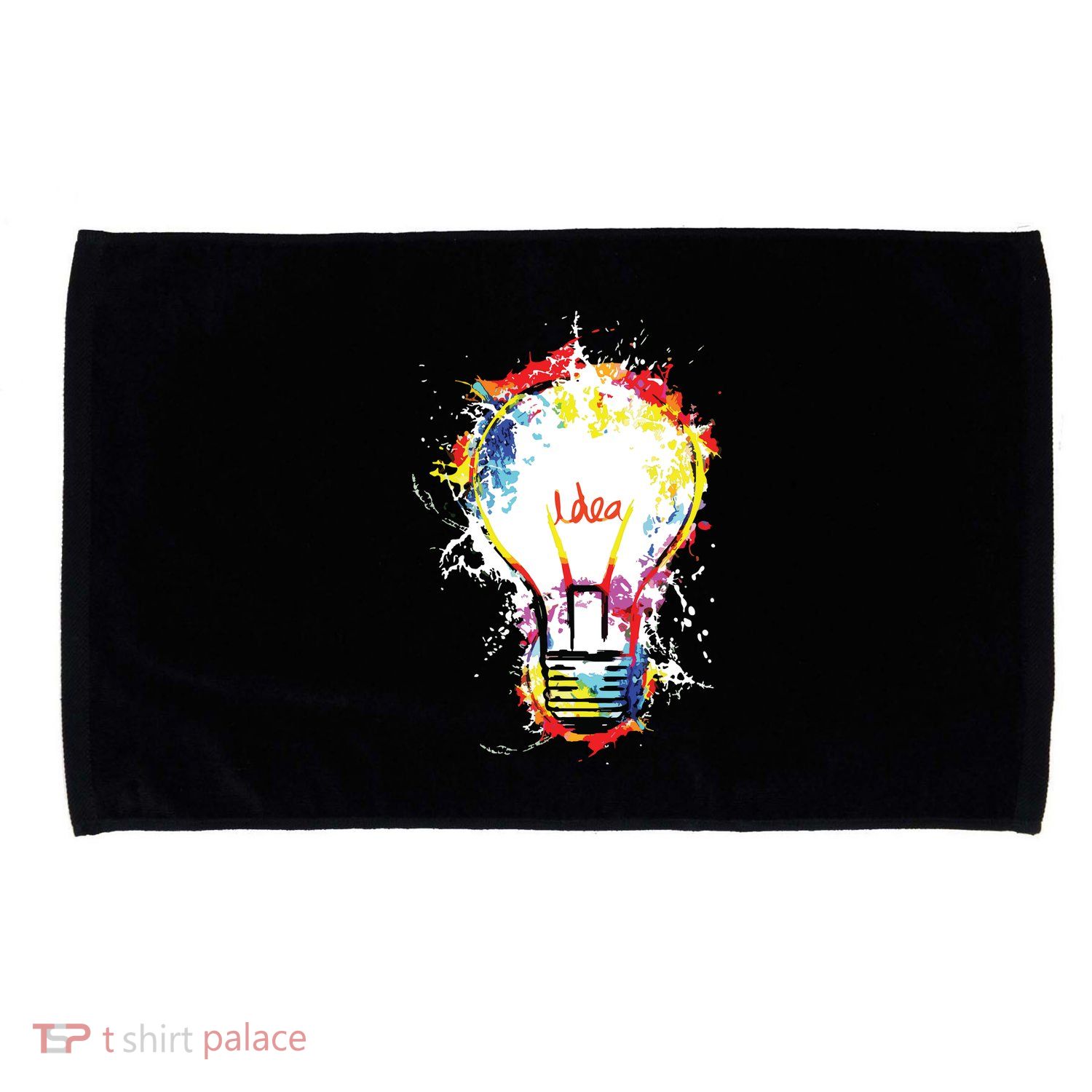 Idea Explosion Creative Genius Light Bulb Women Microfiber Hand Towel