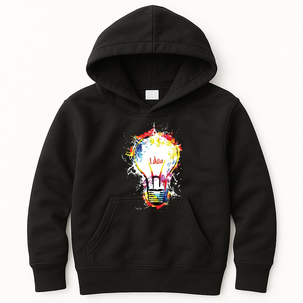 Idea Explosion Creative Genius Light Bulb Women Kids Hoodie
