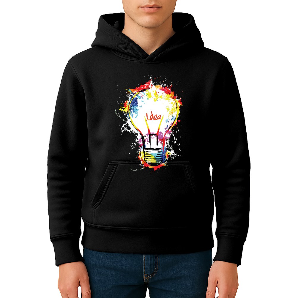 Idea Explosion Creative Genius Light Bulb Women Kids Hoodie