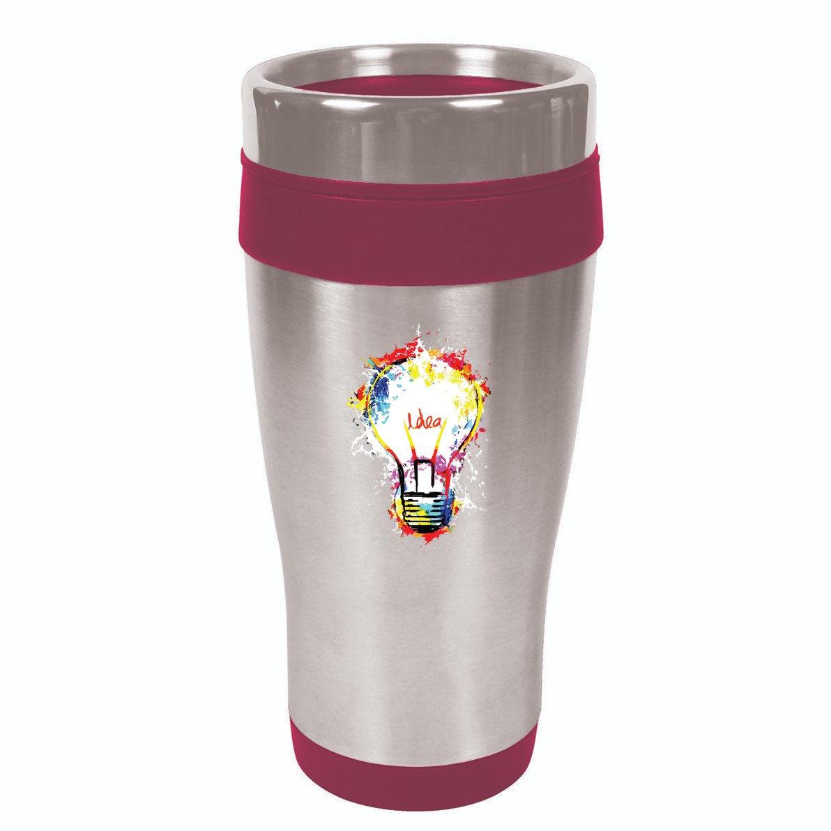 Idea Explosion Creative Genius Light Bulb Women 16oz Travel Tumbler