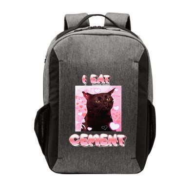 I Eat Cement Funny Cat Meme Internet Memes Humorous Joke Pun Vector Backpack