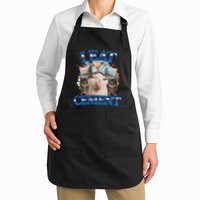 I Eat Cement Cursed Cat Funny Oddly Specific Dank Meme Apron
