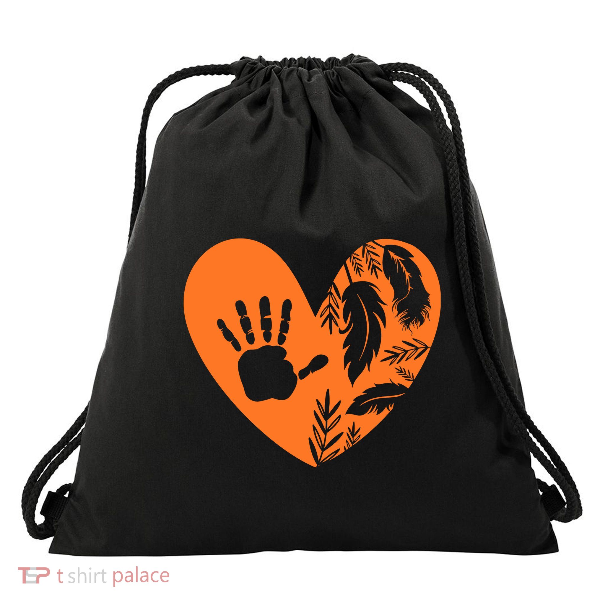 Indigenous Every Child Matters Orange Day Supporter Drawstring Bag
