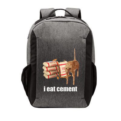I Eat Cement Cursed Cat Funny Oddly Specific Weird Vector Backpack