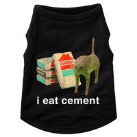 I Eat Cement Cursed Cat Funny Oddly Specific Dank Doggie Tank