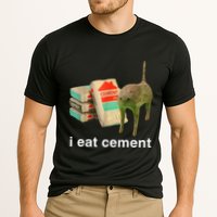 I Eat Cement Cursed Cat Funny Oddly Specific Dank Performance Shirt