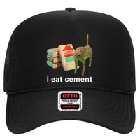 I Eat Cement Cursed Cat Funny Oddly Specific Dank Hat