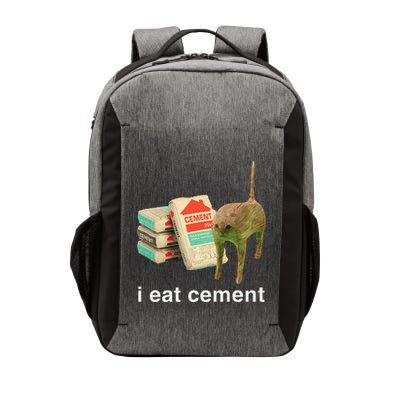 I Eat Cement Cursed Cat Funny Oddly Specific Dank Meme Vector Backpack