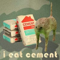 I Eat Cement Cursed Cat Unhinged Funny Meme On Back Legacy Tie Dye Trucker Hat