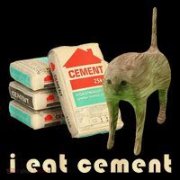 I Eat Cement Cursed Cat Unhinged Funny Meme On Back Apron
