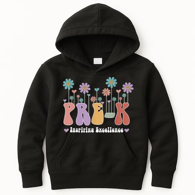 Inspiring Excellence Cute Daisies PreK Teacher PreKinder Kids Hoodie