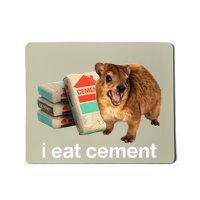 I Eat Cement Cursed Hyrax Funny Oddly Specific Dank Meme Mousepad