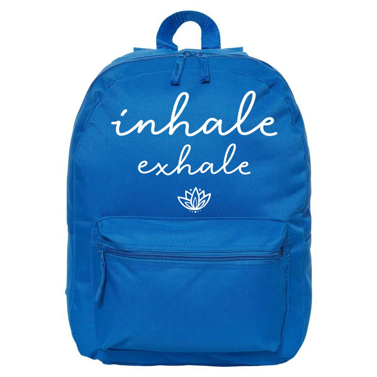 Inhale Exhale Cool Gift 16 in Basic Backpack