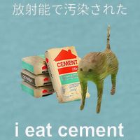 I Eat Cement Cat Japanese Meme Cat Oddly Specific Weired Sueded Cloud Jersey T-Shirt