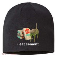 I Eat Cement Cursed Cat Funny Oddly Specific Meme Sustainable Beanie