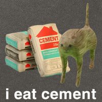 I Eat Cement Cursed Cat Funny Oddly Specific Meme Cotton Canvas Backpack