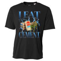 I Eat Cement Cursed Cat Oddly Specific Cooling Performance Crew T-Shirt