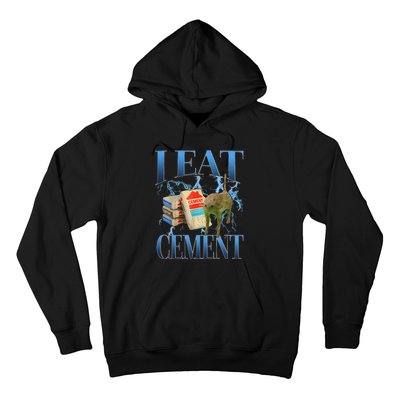 I Eat Cement Cursed Cat Oddly Specific Hoodie