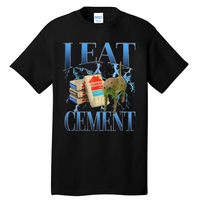 I Eat Cement Cursed Cat Oddly Specific Tall T-Shirt