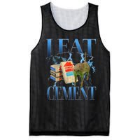 I Eat Cement Cursed Cat Oddly Specific Mesh Reversible Basketball Jersey Tank